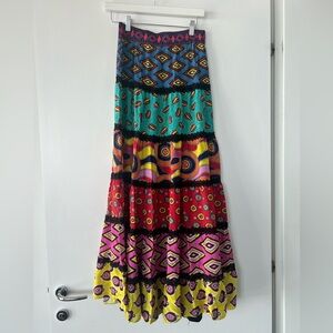 Alice + Olivia x Carla Krenendonk artist collaboration limited edition skirt